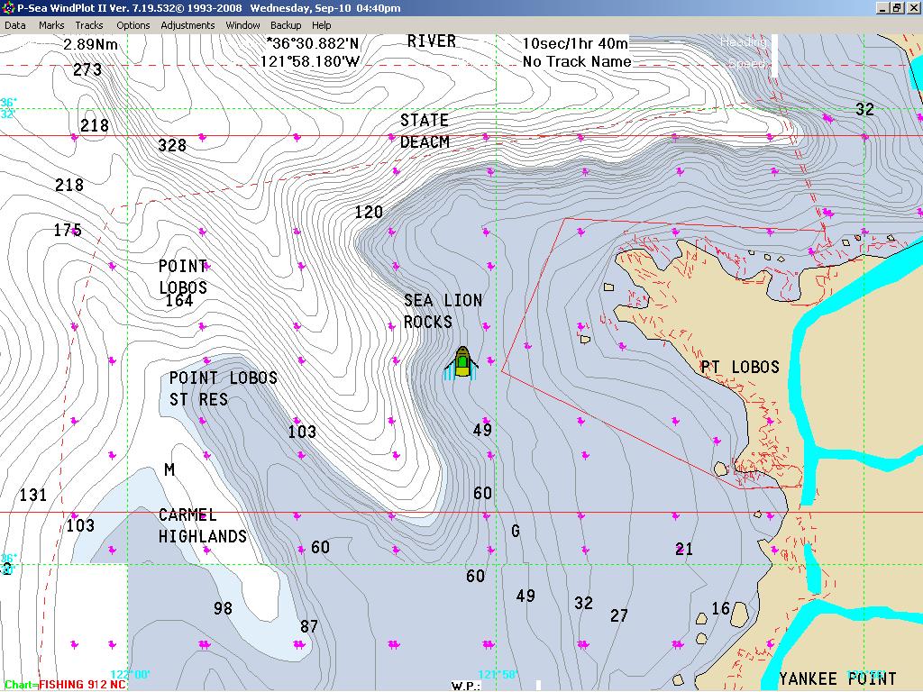 Navionic Chart Example